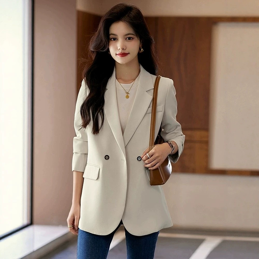 مثال لبحث منتج: Womens Black Blazer Springautumn Design Niche Style
