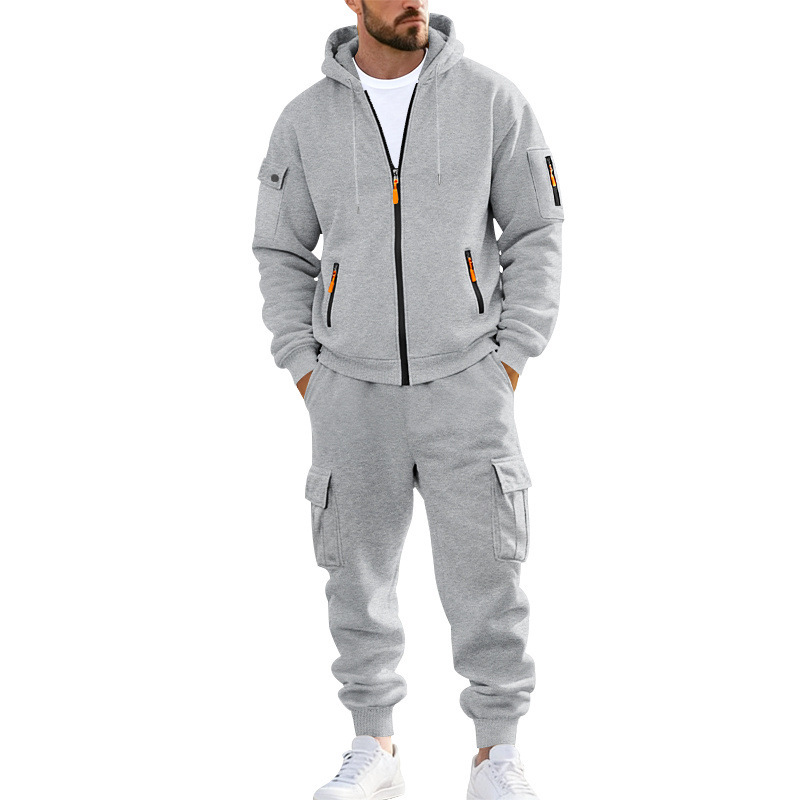 Mens Casual Sportswear Workwear Trendy Set