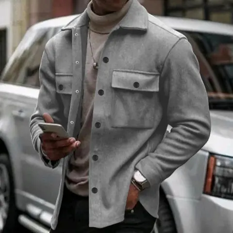 Men's Casual and Fashionable Slim Fit Jacket