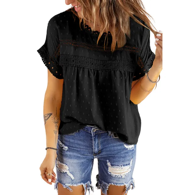 New Round Neck Pullover T shirt Black - Shop at LoveMi