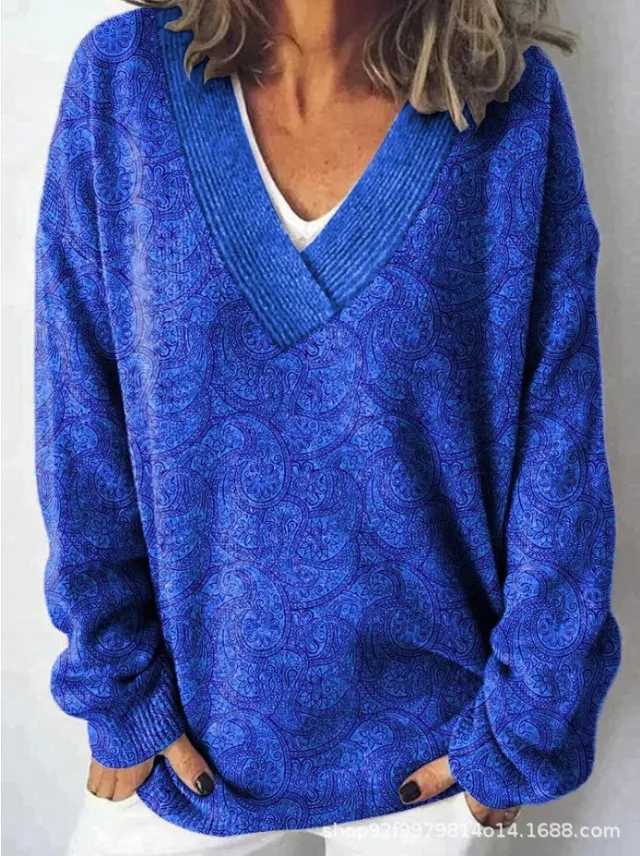 3D Animal Pattern Printed Casual Women's Sweater 2 Models E073 S - Shop at LoveMi