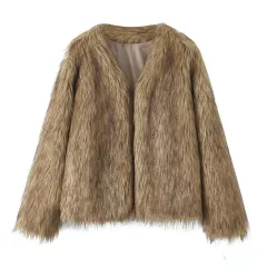 Women's High-grade Fashionable All-match Western Fur Coat - View 1