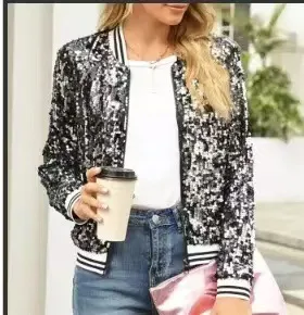 Womens Western style Top With A Zipper Jacket Silver - Shop at LoveMi
