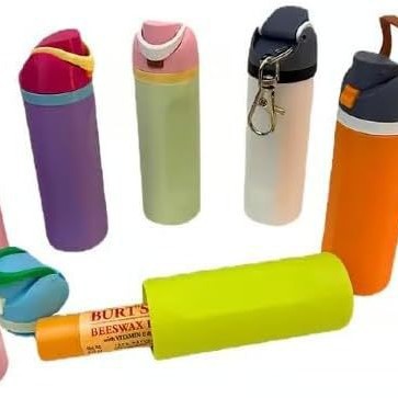 Mini Water Bottle Lipstick Fashion  Keychain