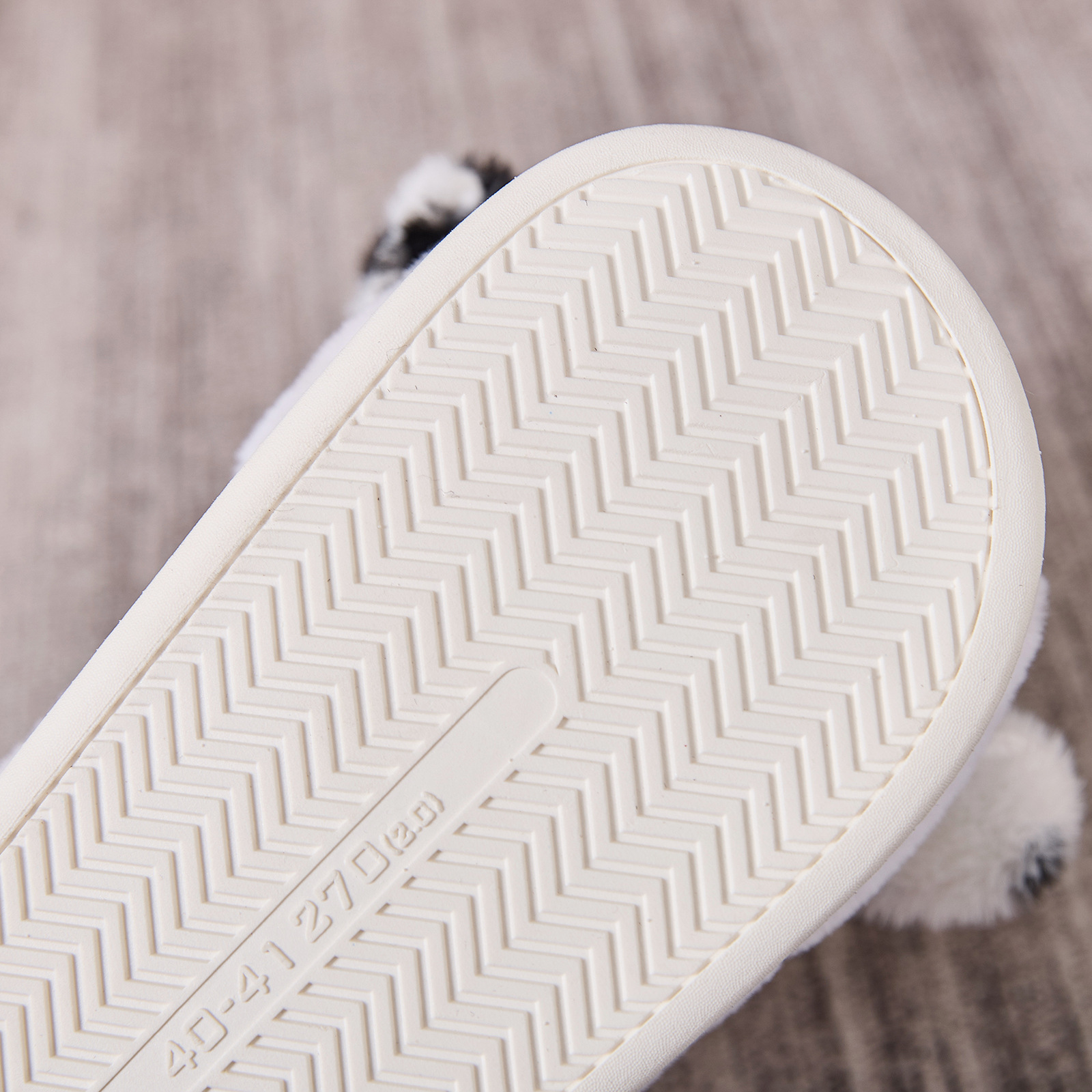 Indoor Platform Warm Cartoon Cow Fluffy Slippers