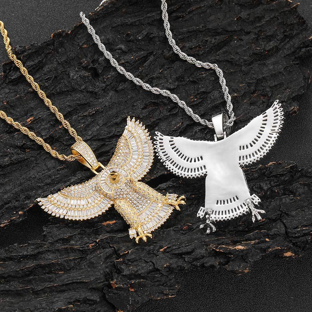 Solid Eagle Pendant Men's Necklace