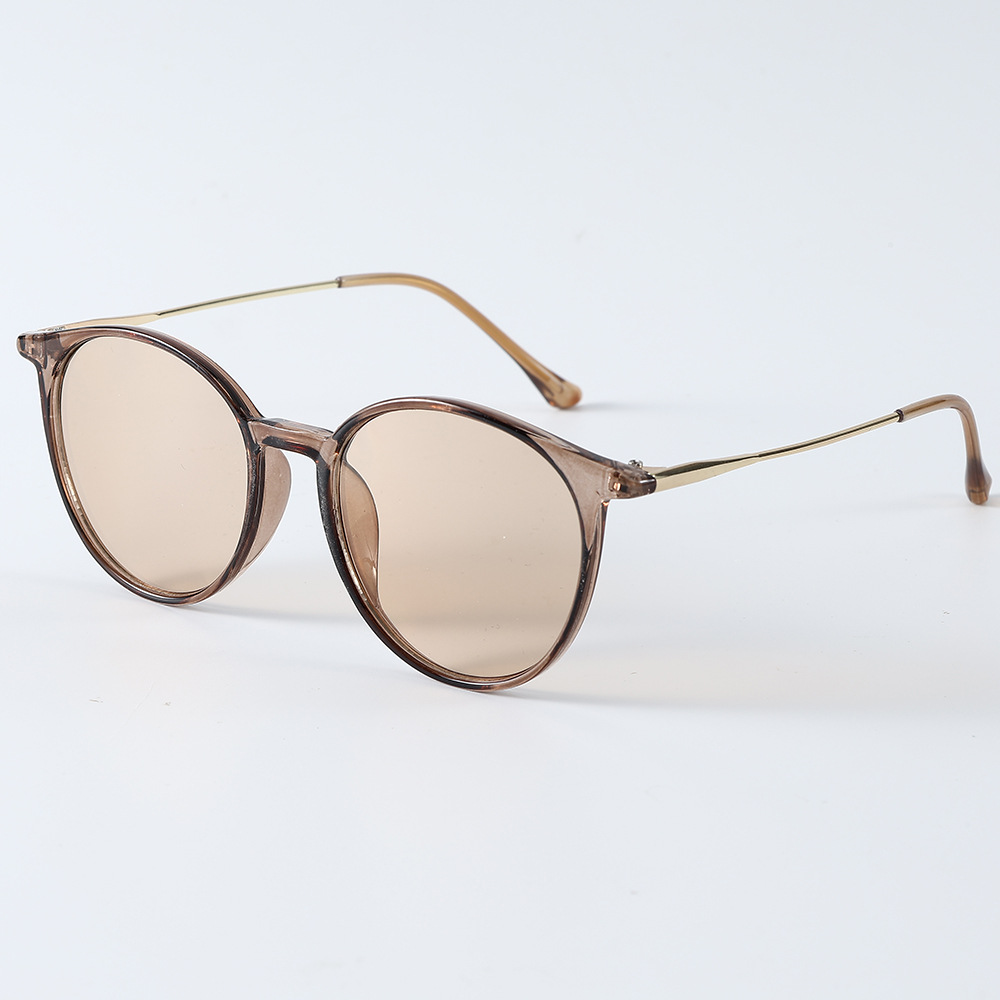 New Artistic Round Frame Women's All-match Face-looking Small Sunglasses - Image 11