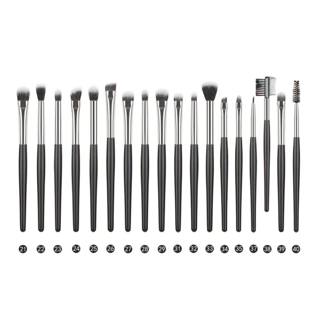 Animal Hair Makeup Brush Full Set 18 Pieces Eye Brush - Shop at LoveMi