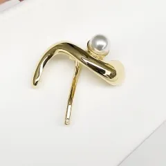 Japanese And Korean Style Original Personalised Hair Accessories Ponytail Clip High Sense - 24 Gold - View 1