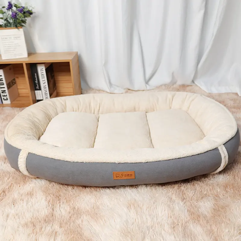 Dog Mat Pet Bed Linen Round Nest