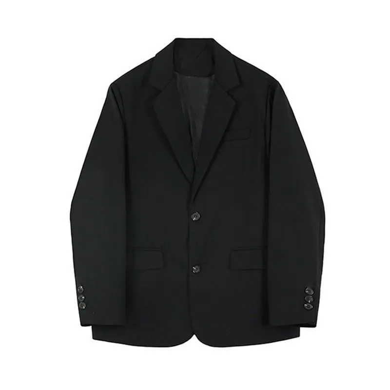 Female College Student Interview Work Clothes - Black Suit Jacket