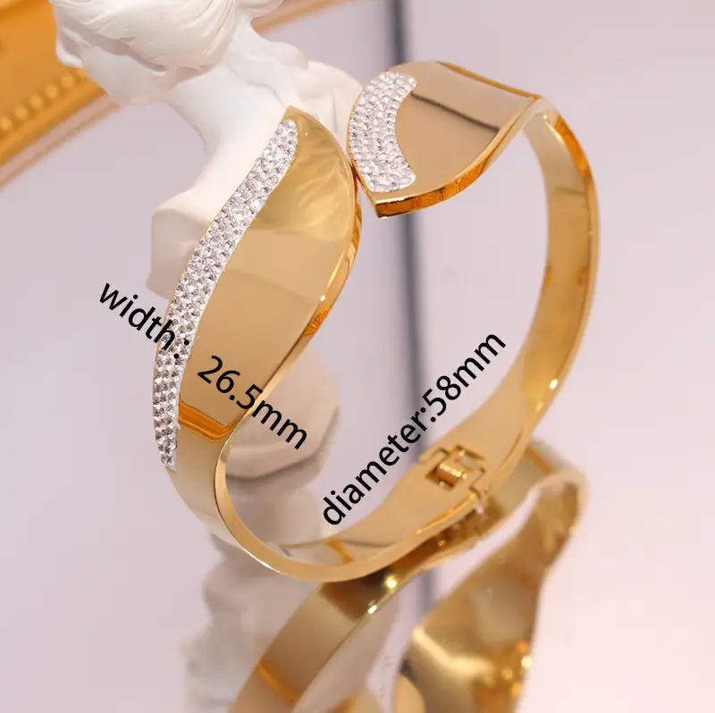 18K Retro Popular Titanium Steel Bracelet