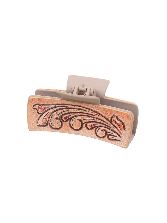 Denim Style Artificial Leather Barrettes Ladies Style90083 - Shop at LoveMi