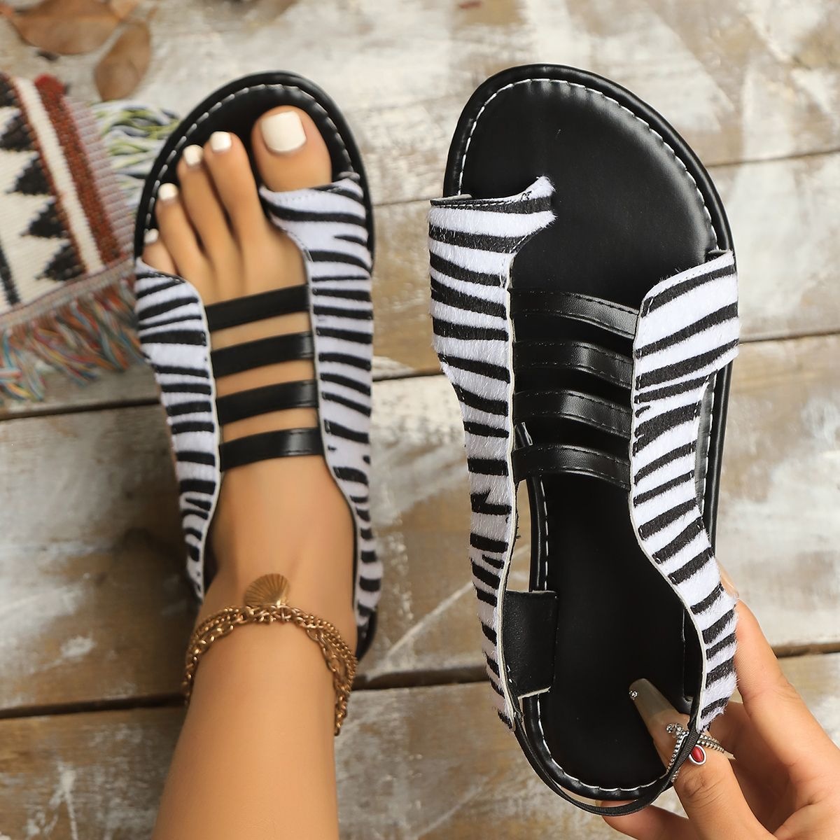 PU Slide Sandals