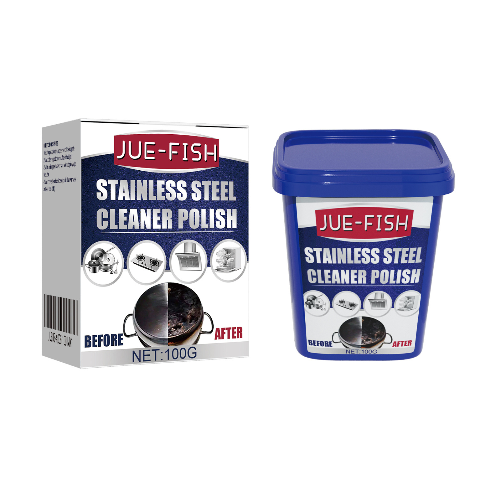 Kitchen Stove Degreasing Stainless Steel Cleaning Paste