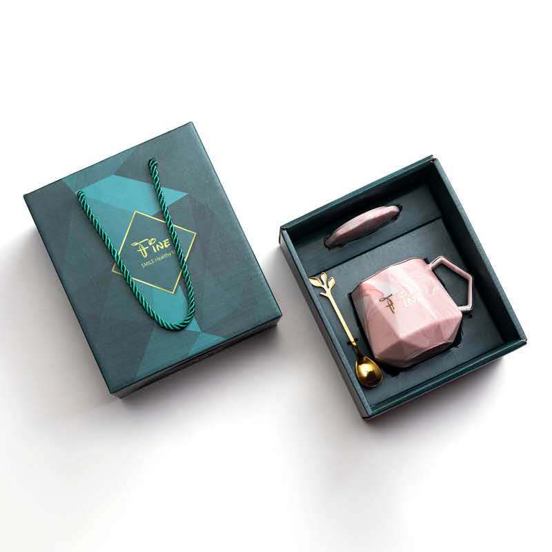 Pink And Dark Green Box