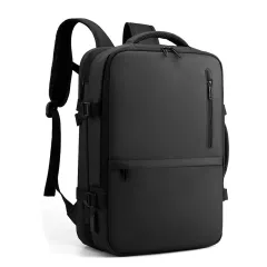 Large Capacity Cross-border Multi-function Expansion Waterproof Charging Portable Backpack - Black - View 1