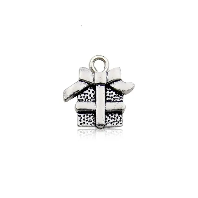 DIY Retro Alloy Decoration Accessories 15X16Mm Christmas Gift Box - Shop at LoveMi