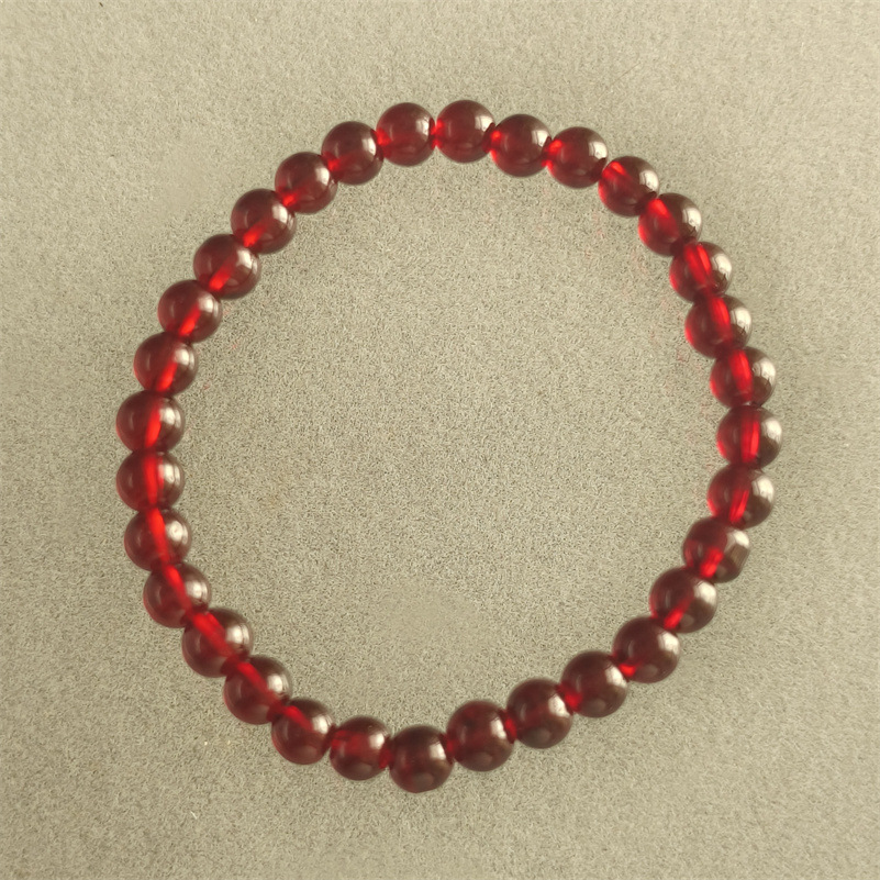 Flower Shell Five-pointed Star Pendant Natural Stone Red Agate Bracelet