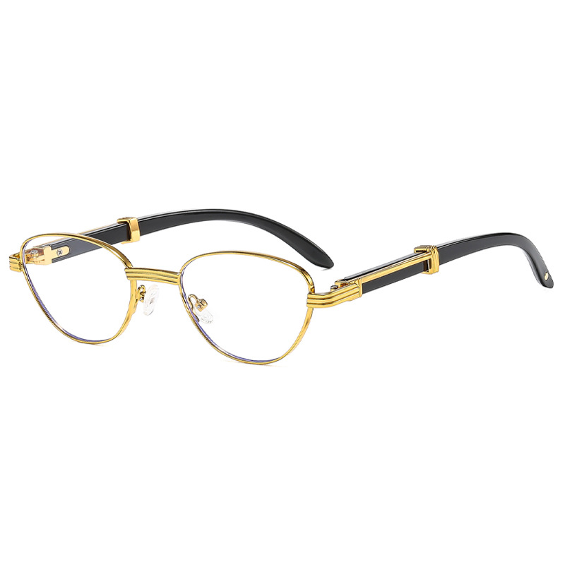 Women's Retro Simple Outdoor Oval Frame UV-proof Sunglasses - Image 5