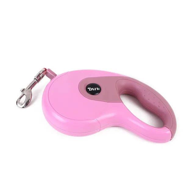 Simple Household Automatic Retractable Dog Leash Cherry Blossom Powder - Shop at LoveMi