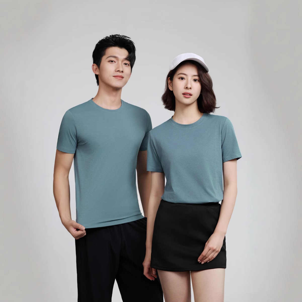 Round Neck T-shirt Sorona Cotton Mesh Marathon Quick-drying T-shirt Overalls