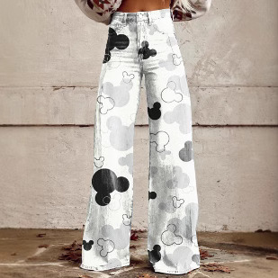 Women's Flared Thin Casual Pants - Image 4