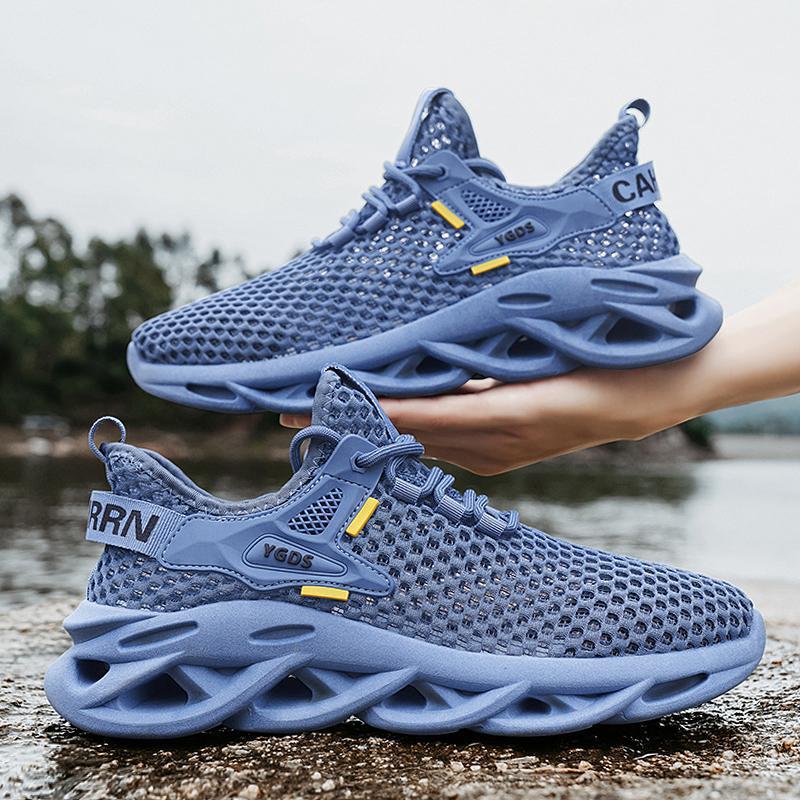Mens Hollowed-out Lightweight Mesh Shoes