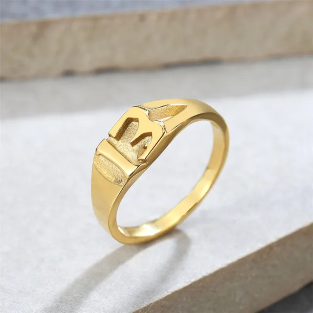 Vintage style Titanium Ring For Men Gold - Shop at LoveMi
