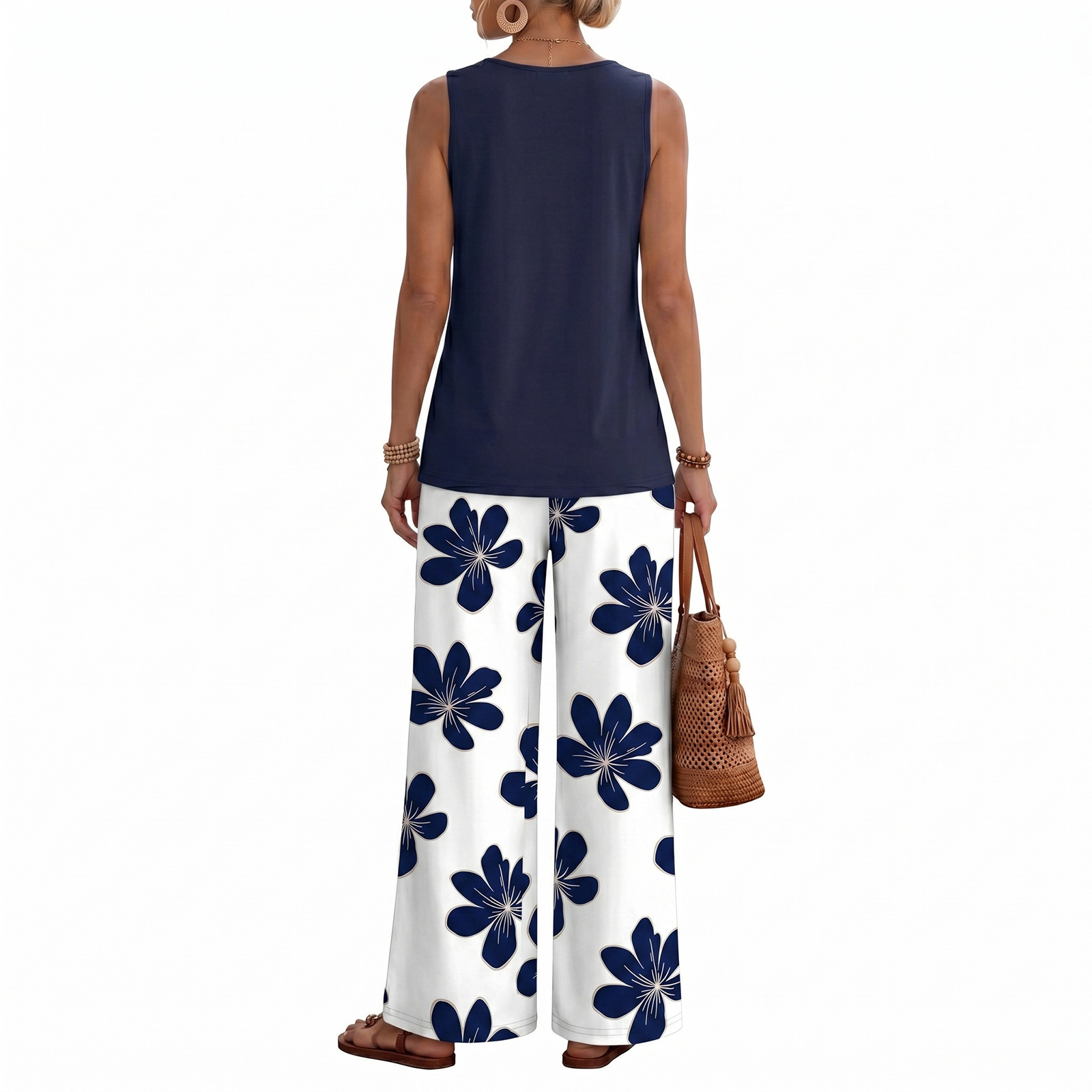 New Printed Vest And Pants Two-piece Set 1d3f37df Efcb 46fb A38a 15b7b5d2db69