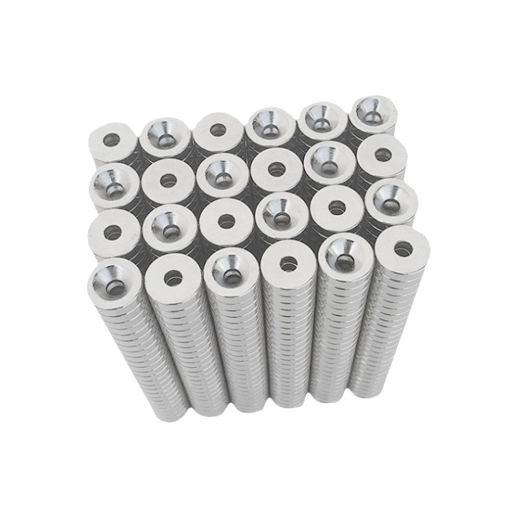 Circular Sinking Hole Magnet Neodymium Iron Boron