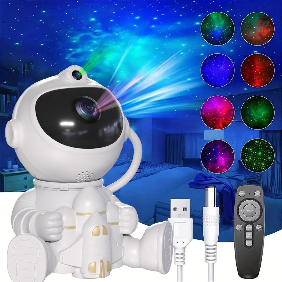 Rocket Astronaut Starry Sky Lamp