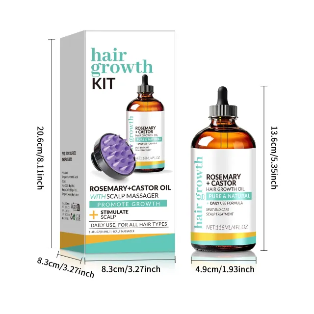 Hair Oil 118ml Dense Long Care 118Ml Plus Massage Brush - Shop at LoveMi