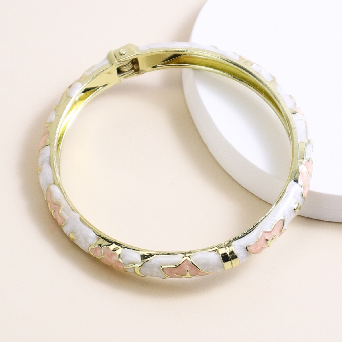 Enamel Floral Bracelet For Women - Image 2