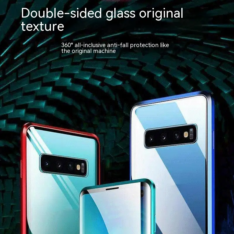 Double-sided Glass Magnetic King Metal Frame All-inclusive Phone Case