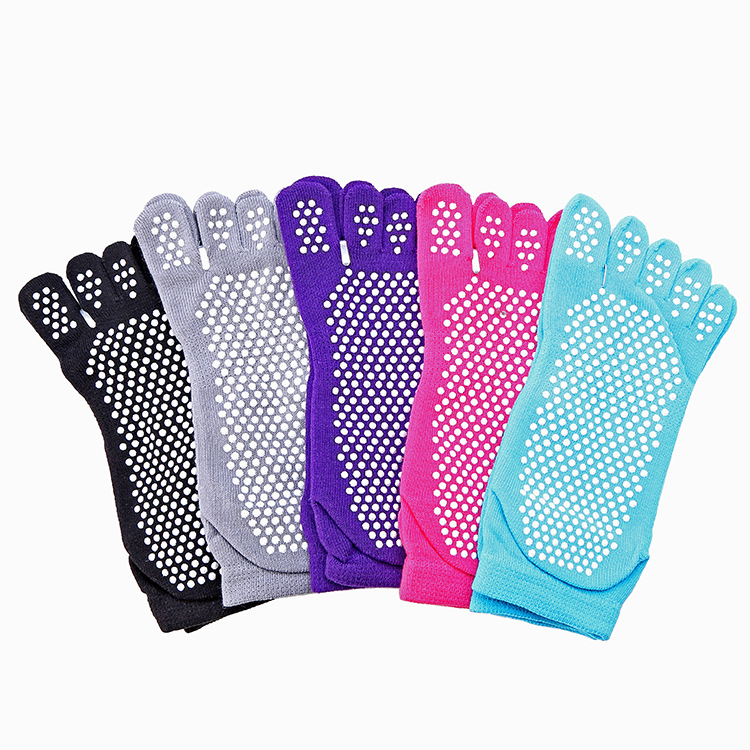 Title 9, Chaussettes de sport de yoga en coton antidérap...