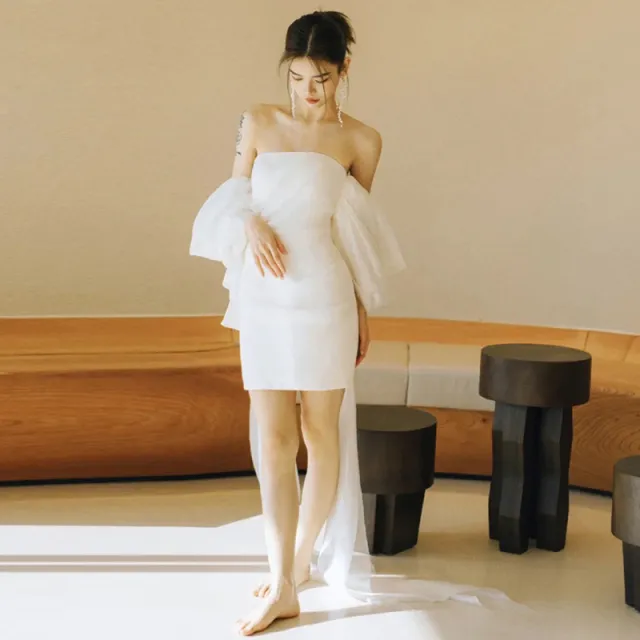 Small Light Wedding Dress Short Super Fairy White - Shop at LoveMi