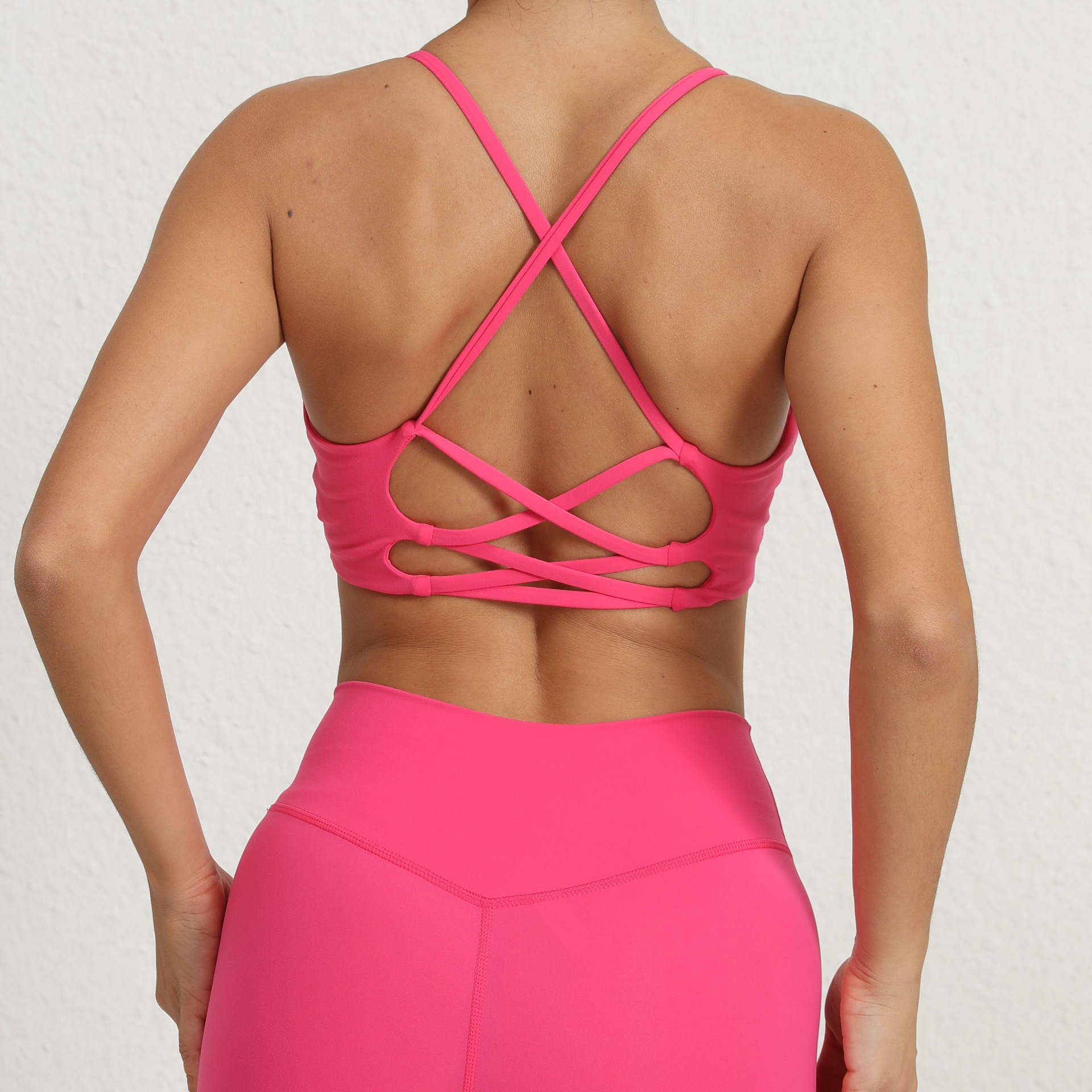 Women's Fashion Unique Cross Yoga Vest