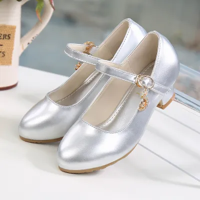 Korean Crystal Performance Children's Single-layer Shoes