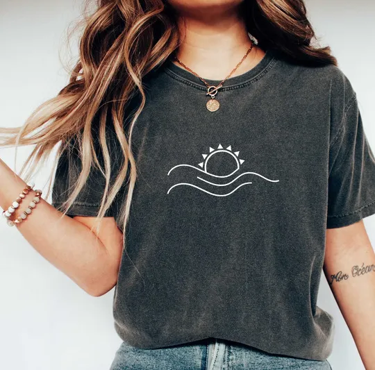 Women's Casual All matching Round neck T shirt Style 1 S - Shop at LoveMi