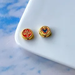 Shajin Wulu Caishen DIY Accessories Beads - Red - View 1