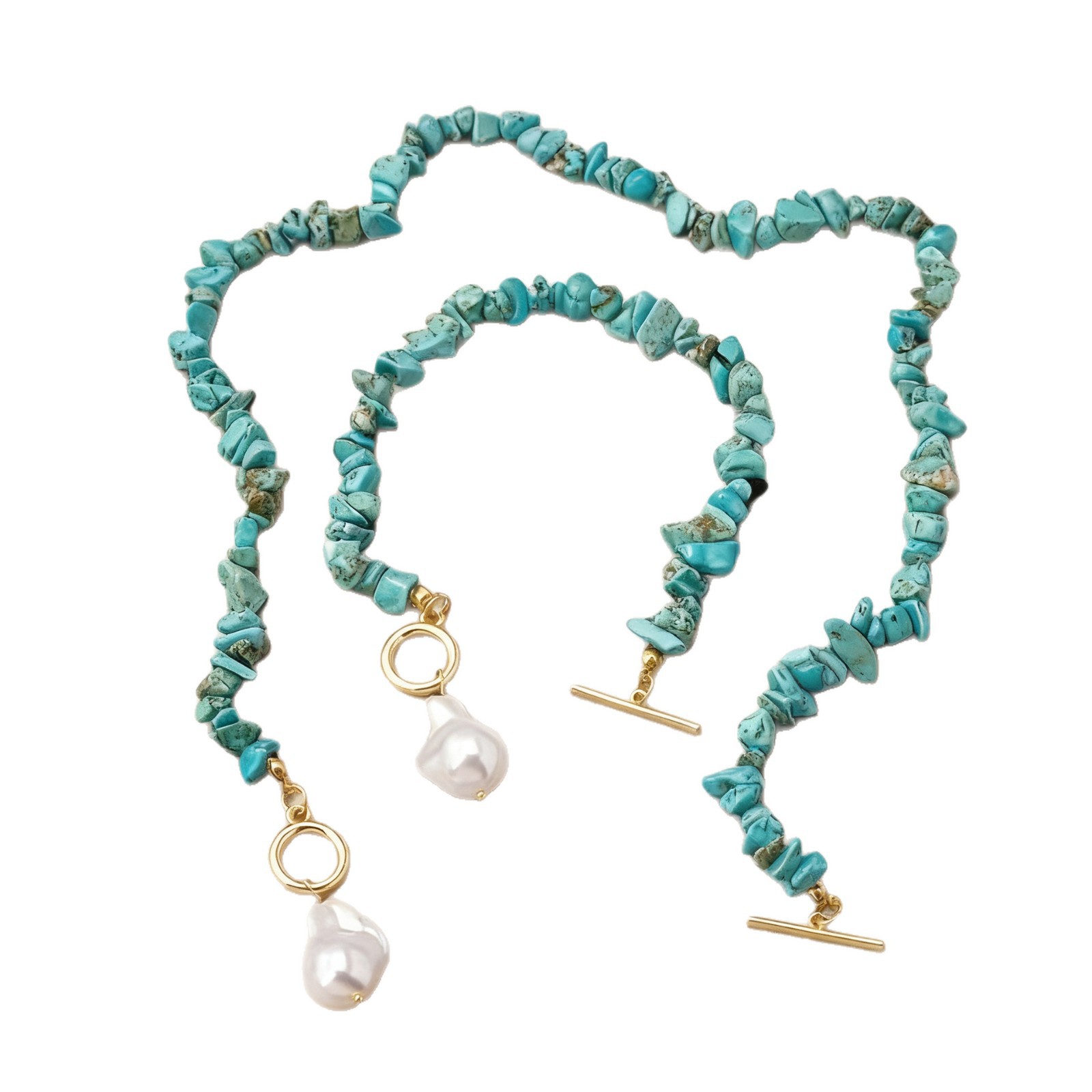 Sleek And Stylish Necklace And Bracelet Set