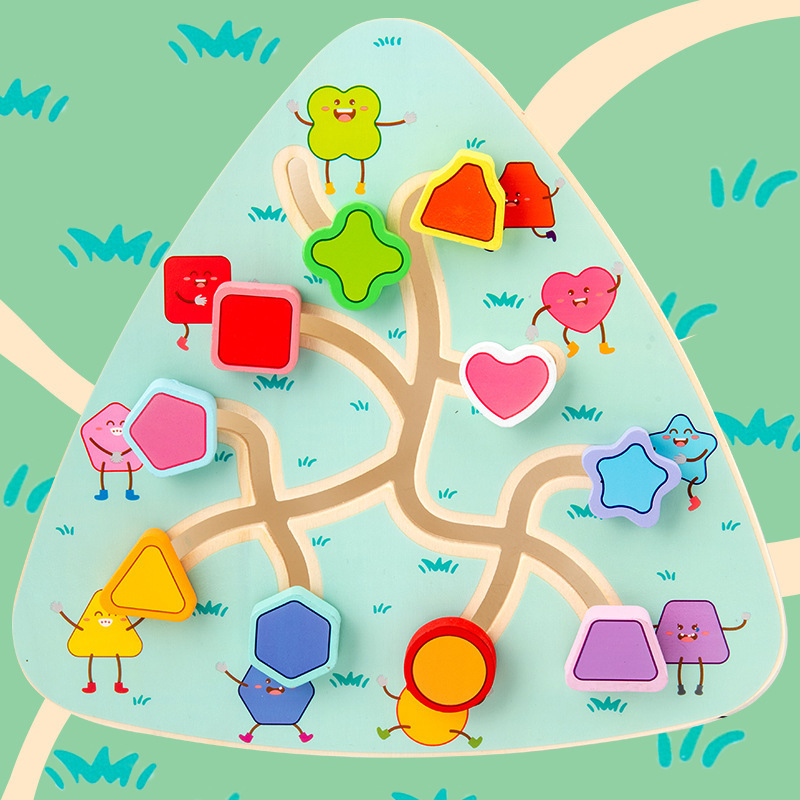 Wooden Brain-Training Logic And Concentration Game