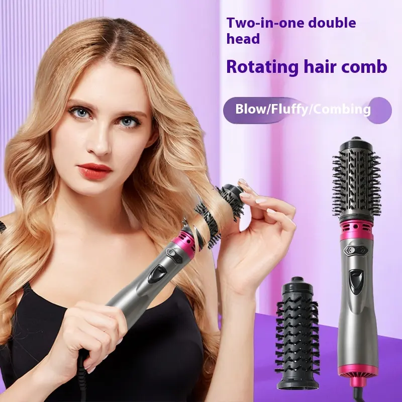 Electric Rotating Hair Curling Comb Two-in-one Constant