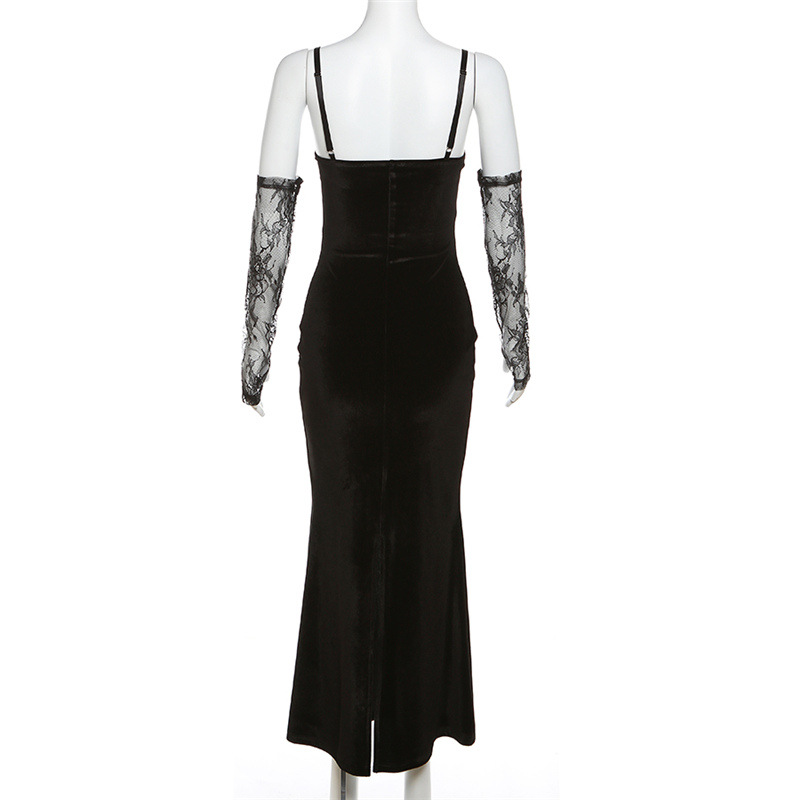 Title 10, Modisches, schulterfreies Sling-Kleid für Damen