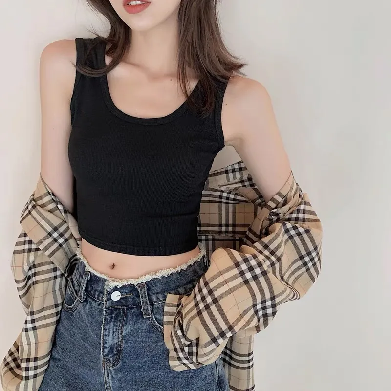 Sexy Vest Female Thread - Black