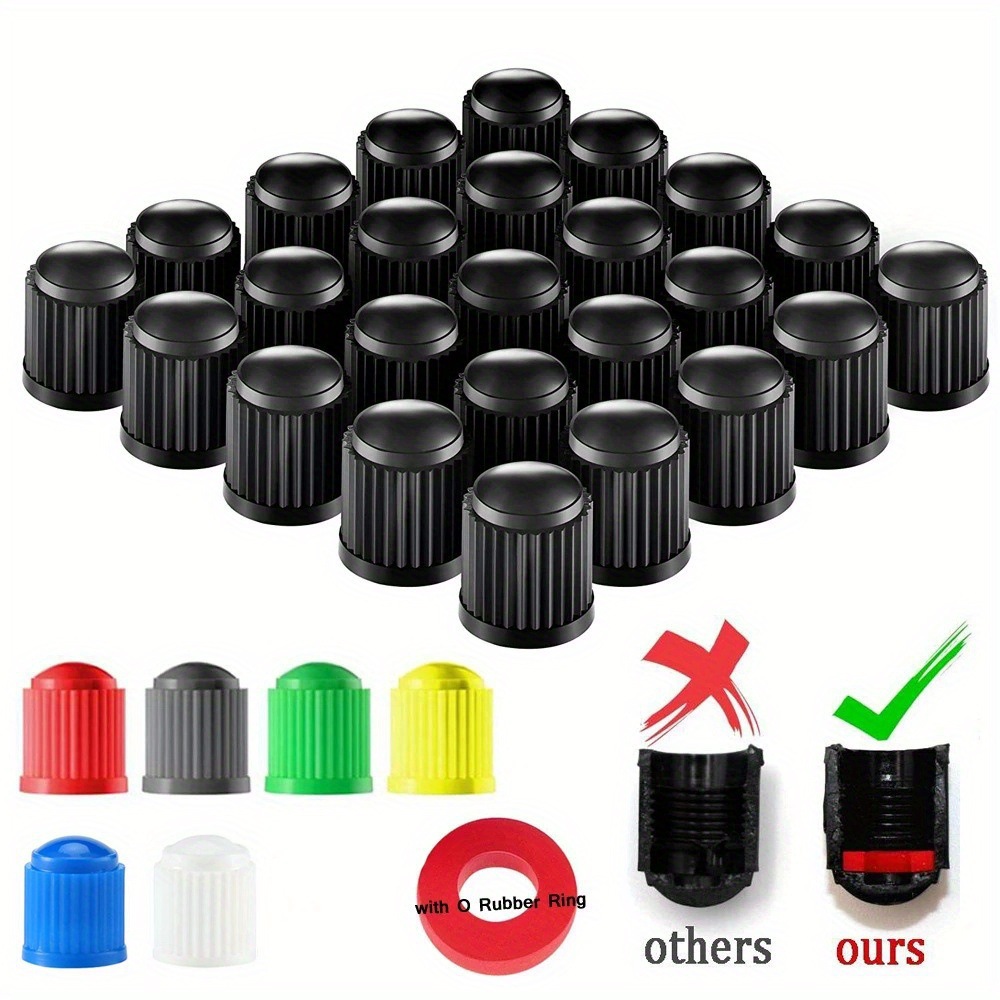 Standard Model Plastic Valve Cap With A Sealing Ring