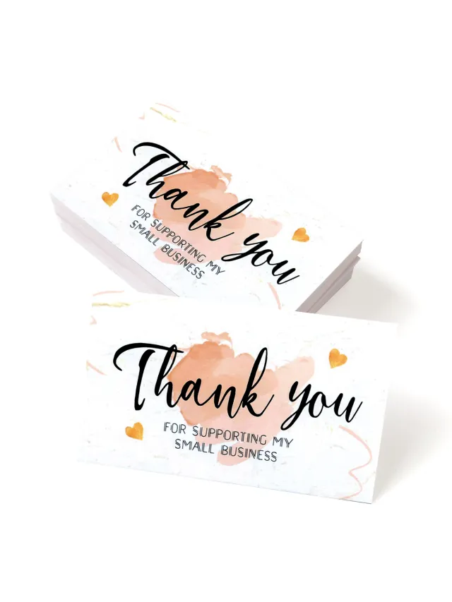 Thank you Card Gift Present Holiday Greeting Card Wedding Business Party Invitation Qt305 - Shop at LoveMi