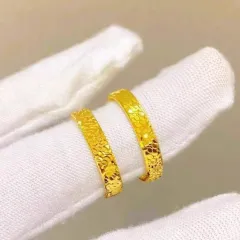 Vietnam Placer Gold Open Ring Female Light Luxury Temperament High Sense Fashion All-match Forefinger Ring - Gold - View 1