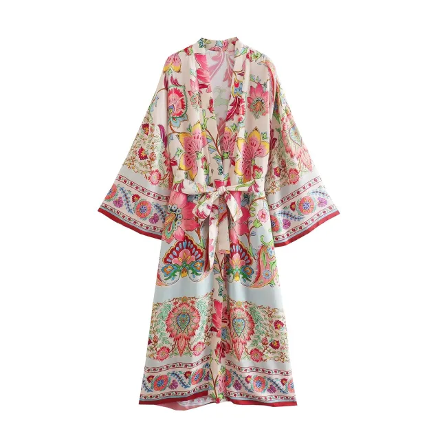 European And American Women's Clothing Fashion Printed Coat Shirt Skirt Pants Fashion Suit Coat L - Shop at LoveMi